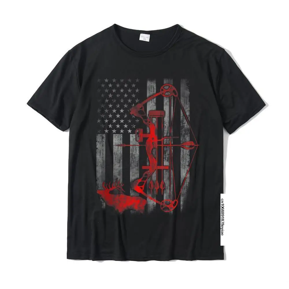 

Bow Deer Huntin Flag Archery 100% Cotton Summer Tops T Shirt Newest Mens Tshirts Design