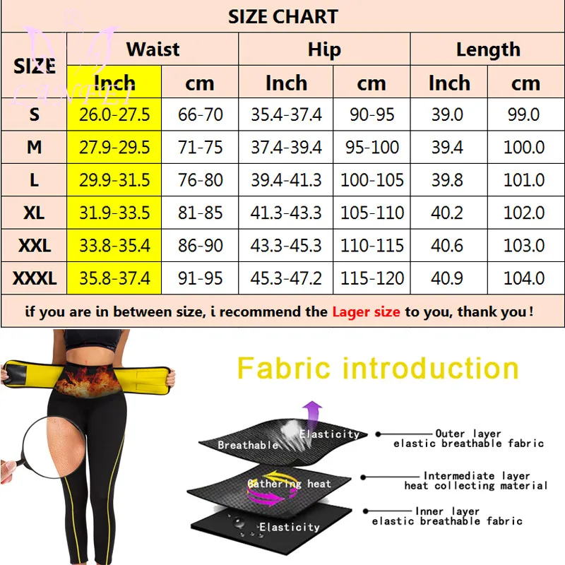 LANFEI Neoprene Waist Trainer Belt Women High Waist Legging Shapers Pants Sauna Slimming Sweat Gym Capris Hot Thermo Corset Pant