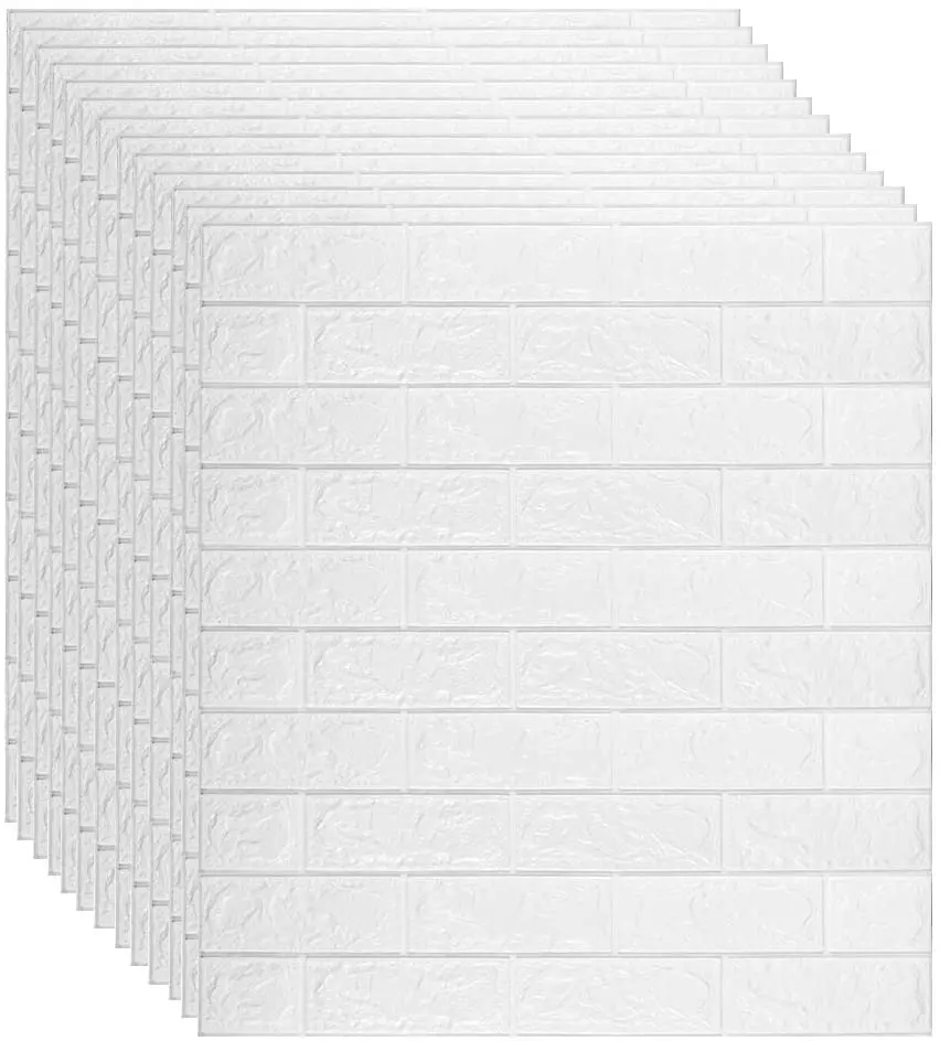 

DIY 3D Brick PE Foam Wall Stickers Panels Room Decal Stone Decoration Embossed Living Room Kids Safty Bedroom Home Decor