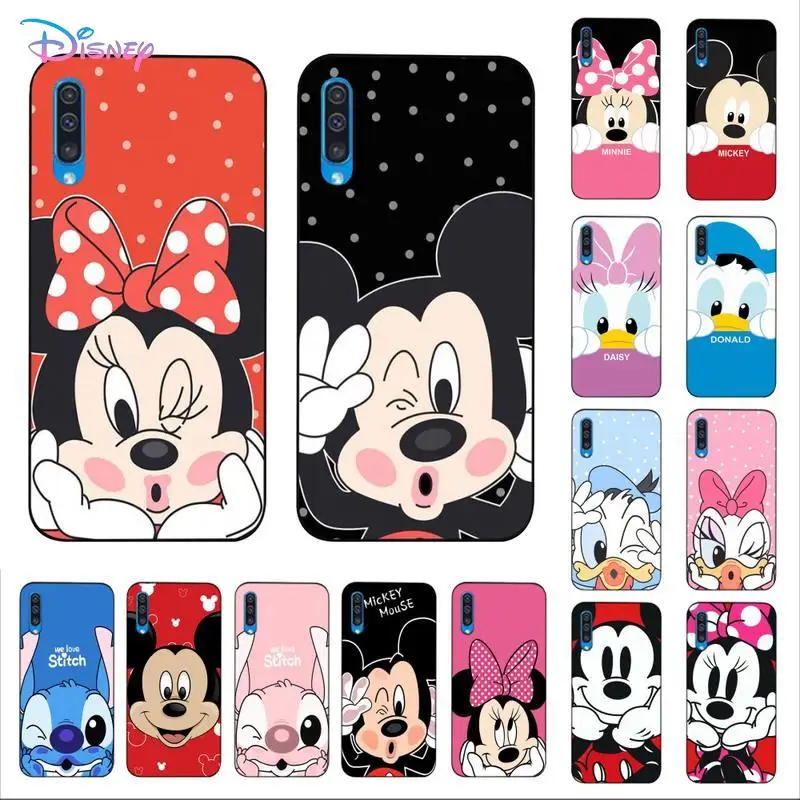 

Disney Mickey Minnie Couple Donald Daisy Duck Phone Case for Samsung A51 01 50 71 21S 70 31 40 30 10 20 S E 11 91 A7 A8 2018