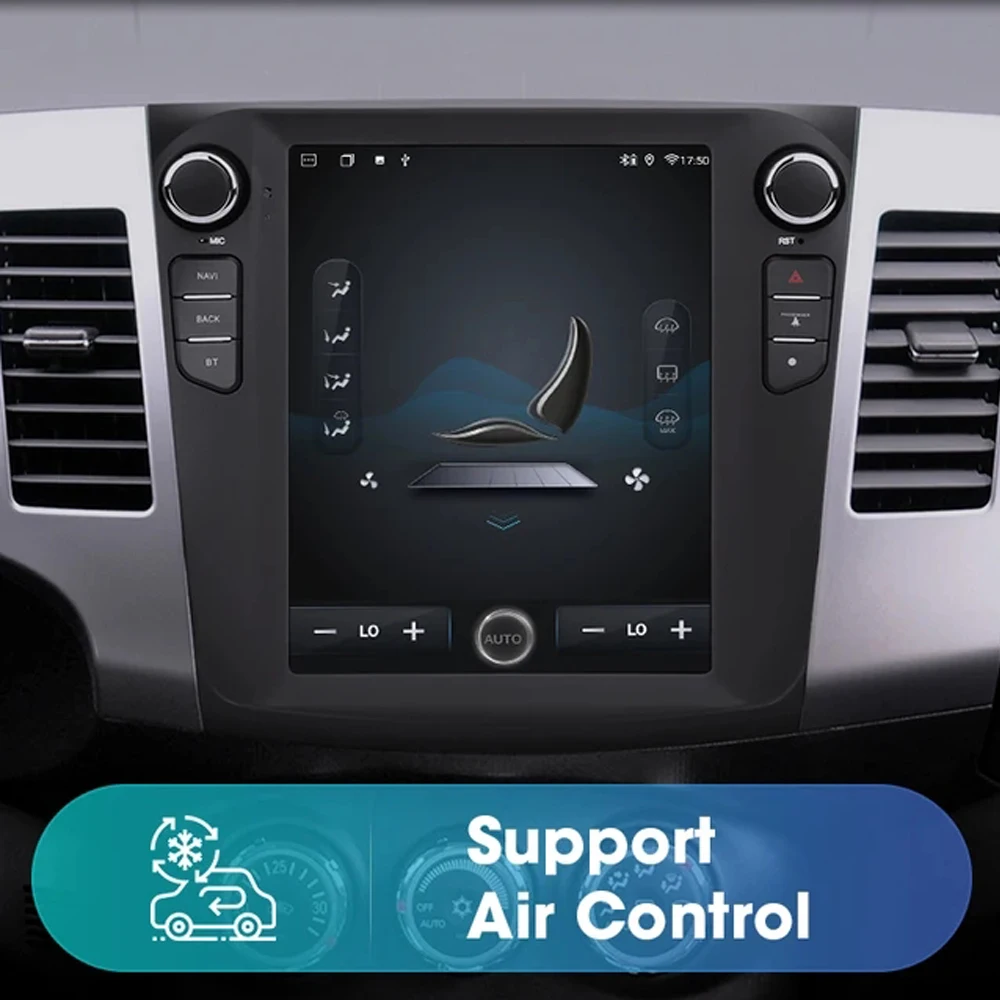 Автомагнитола 2 Din мультимедийный видеоплеер для Mitsubishi Outlander Xl 2008-2015 Citroen C-Crosser