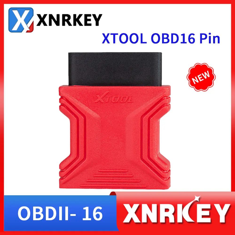 Адаптер XRNKEY XTOOL OBD16 Pin для X100 Pro,X200,X300,X300 Plus,X100 pad,X100 pad2, 16-контактный разъем, автомобильный диагностический адаптер