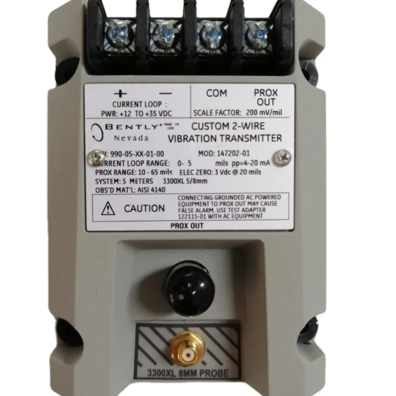 

Bently Nevada 990-05-50-01-00 2-Wire Vibration Sensor Transmitter