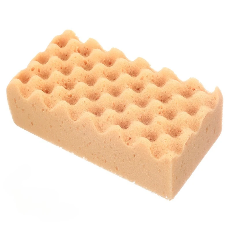 

Утолщенная волна, губка для мытья автомобиля, чистящая губка, протирание автомобильных принадлежностей, чистка автомобиля, красота, вощение, сотовые губки, блоки