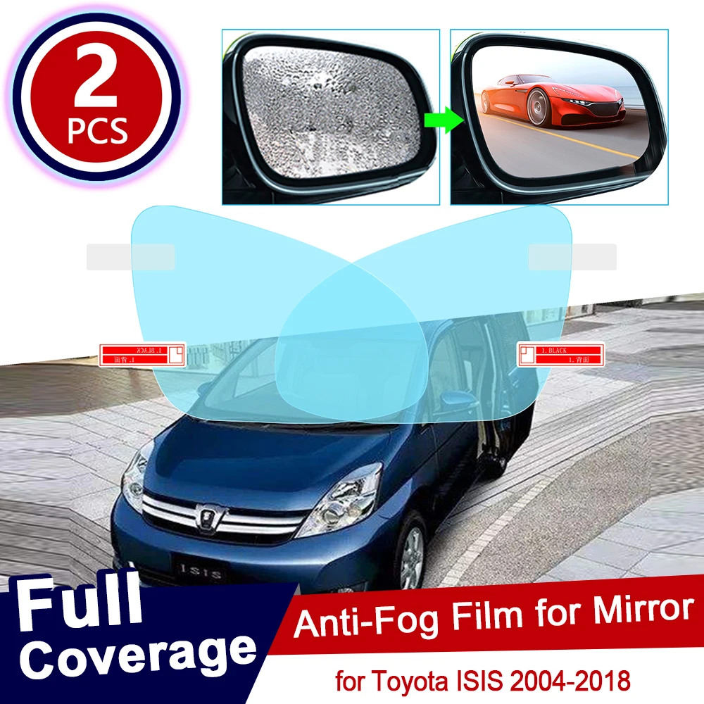

for Toyota ISIS 2004~2018 Full Cover Anti Fog Film Cover Rearview Mirror Rainproof Anti-Fog Films Accessories 2008 2013 2016