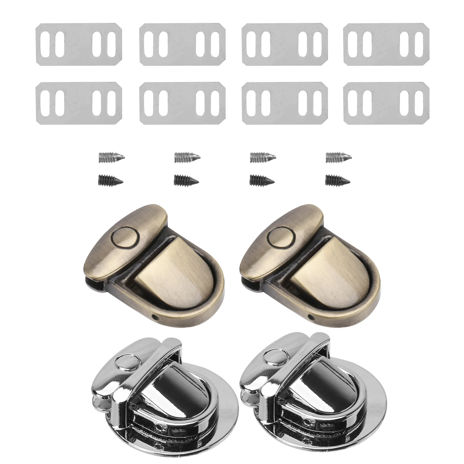 

Lock Lockspurse Metal Closure Tuck Handbag Tongue Duck Clasp Box Suitcase Turn Snap Clasps Closures Catch