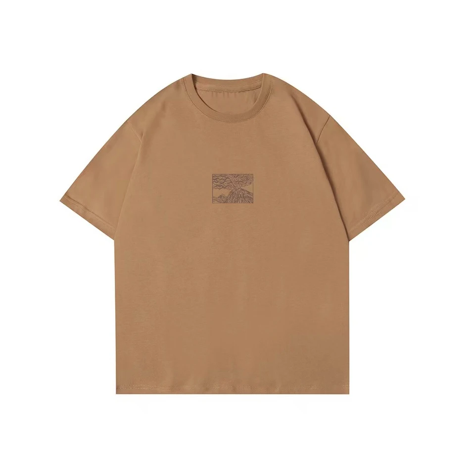 

Футболка с коротким рукавом с вышивкой в стиле конного рыцаря NIGO # nigo94556