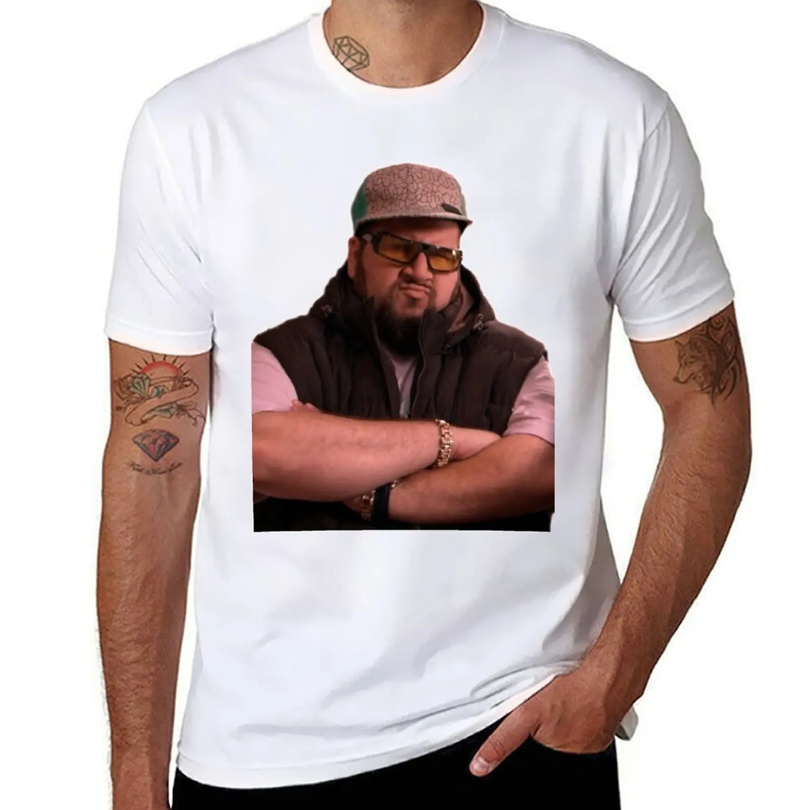 Фото Футболка Gustavo Rocque, мужские хлопковые футболки с аниме, мужская футболка из 100% хлопка №1