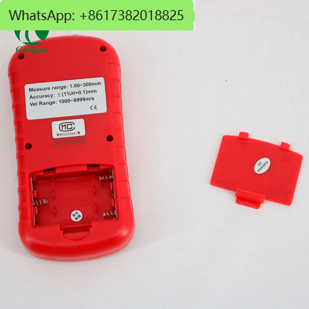 GM130 Интеллектуальный ручной ультразвуковой толщиномер с диапазоном измерения: 1