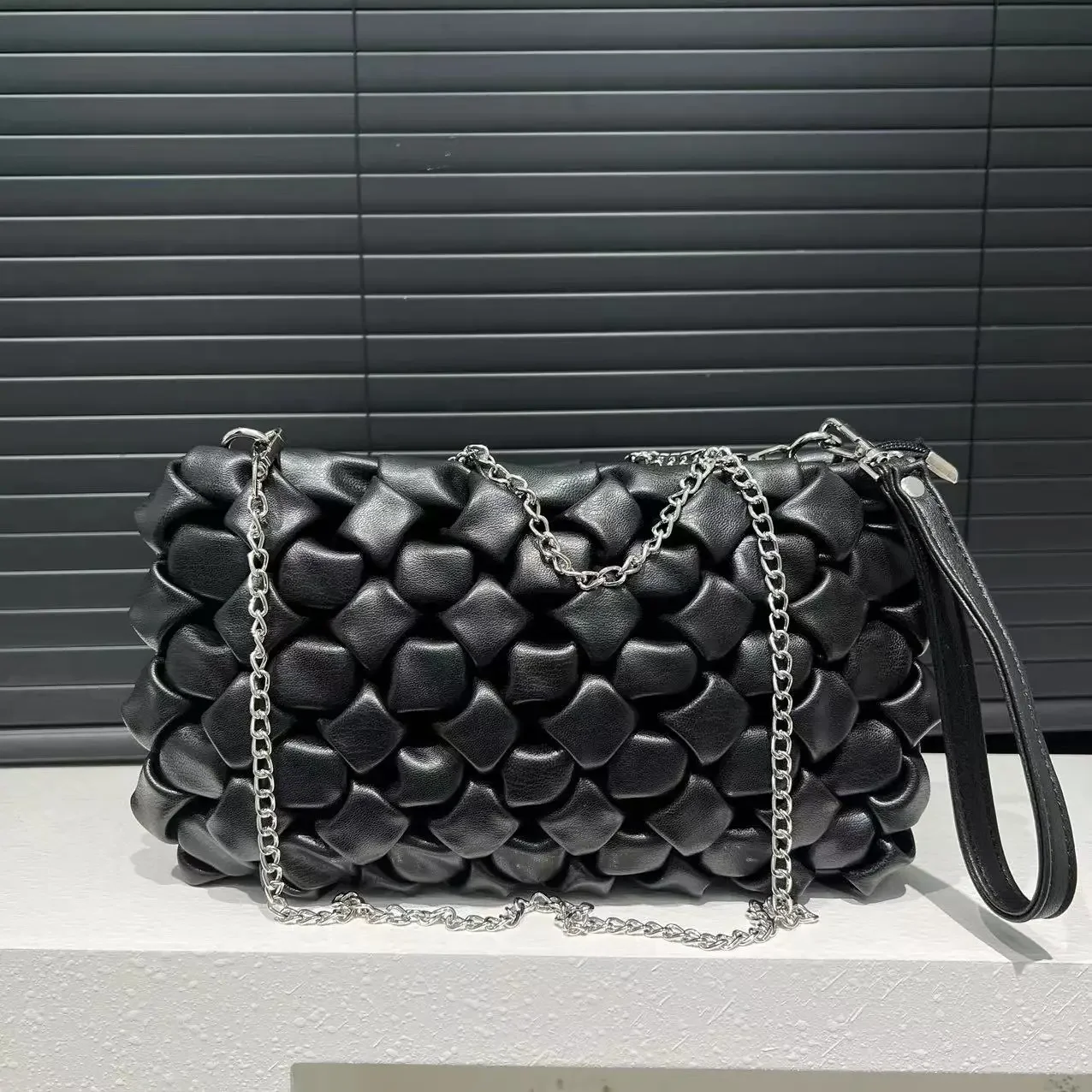 Женская модная сумка-конверт из мягкой искусственной кожи на одно плечо