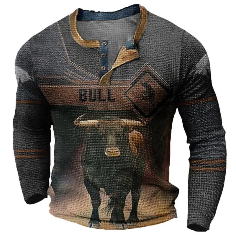 Быстросохнущая дышащая футболка с длинным рукавом и принтом животных