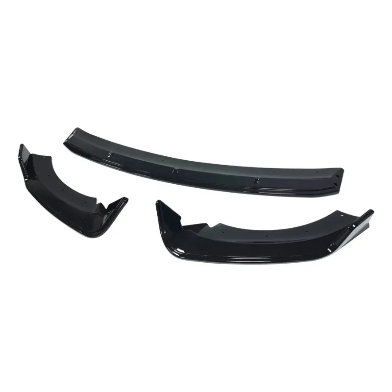 Фото Для Mercedes-Benz CLE Coupe C236 CLE260 CLE53 2024-2026 AMG: глянцевый черный сплиттер-диффузор переднего бампера №5