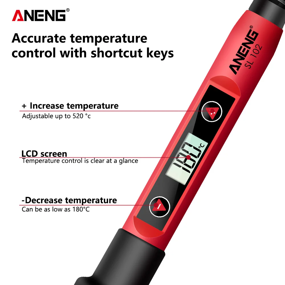 ANENG SL102/SL101 паяльник электрический паяльная станция инструменты для ремонта