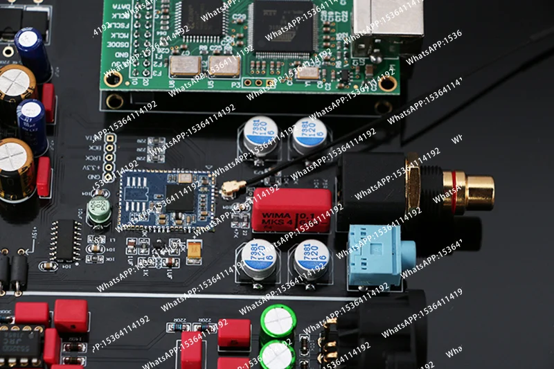 Фото Декодер-ЦАП Double ES9038Pro с оптическим и коаксиальным входом, поддержка 384 кГц DSD 512, Bluetooth 5.0, USB и OLED-дисплеем №3