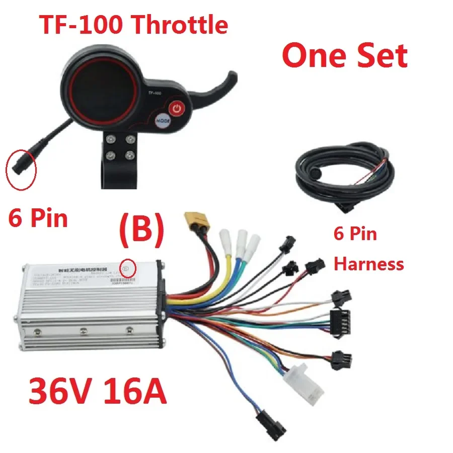 Для 10-дюймового скутера KUGOO M4 электрический скутер 36 В 16 А контроллер с TF-100