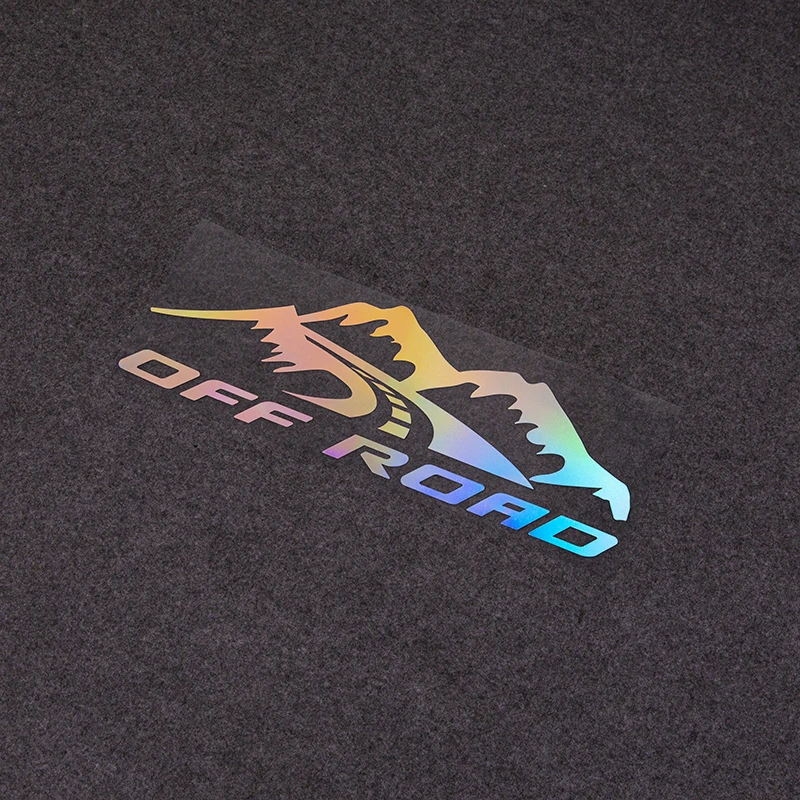 

OFF ROAD Stickers for Car Vinyl Laser Fashion 4WD Off-road Series Car Window Decoration Sticker Waterproof 2 Piece Set