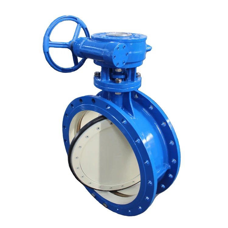 Фланцевый двойной эксцентриковый клапан-бабочка BS AWWA DN150