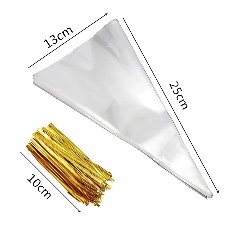 

Прозрачные целлофановые пакеты с завязочками 50 шт