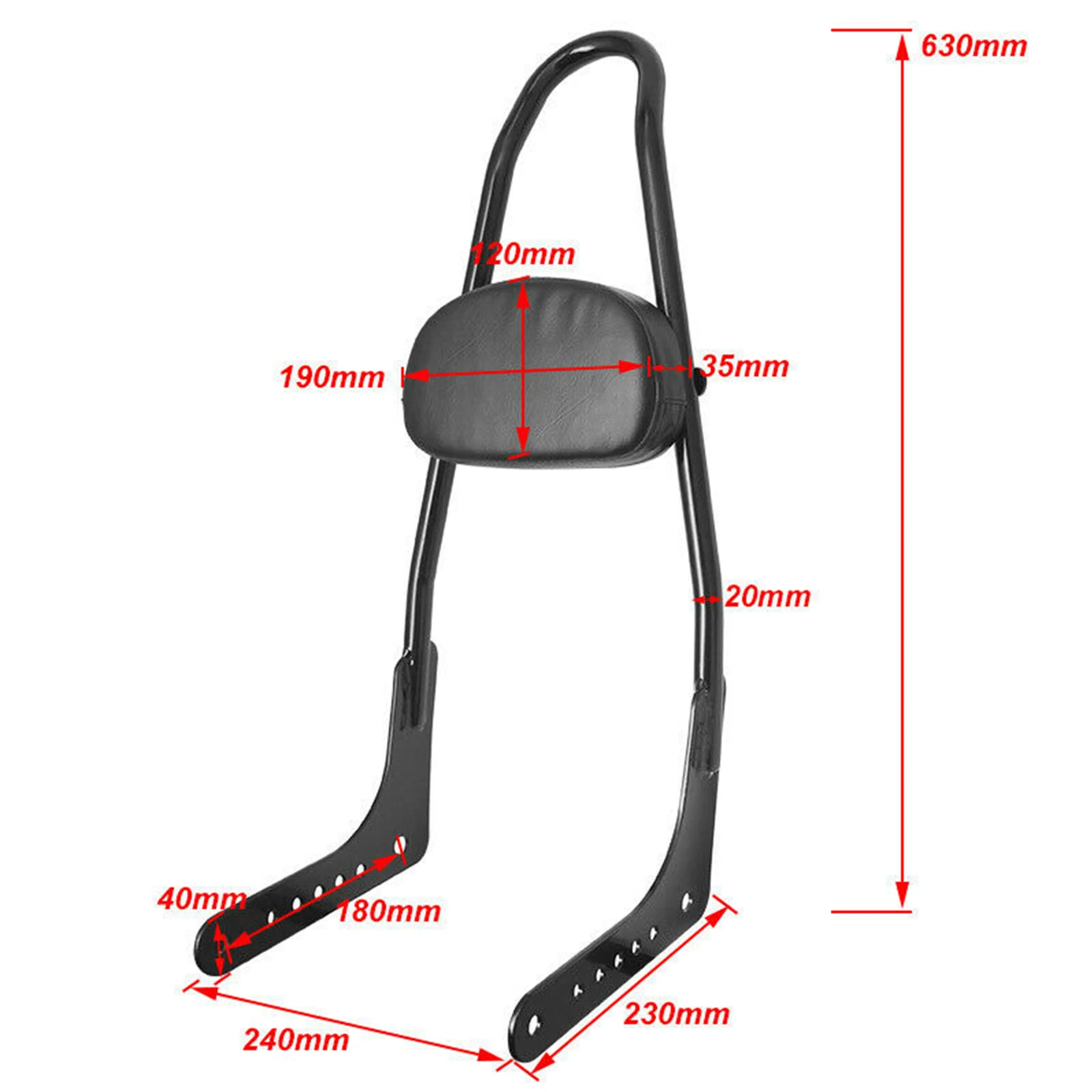 Topteng Съемная накладка на спинку для Harley Softail Street Bob FXBB 2018 2019 2020 2021