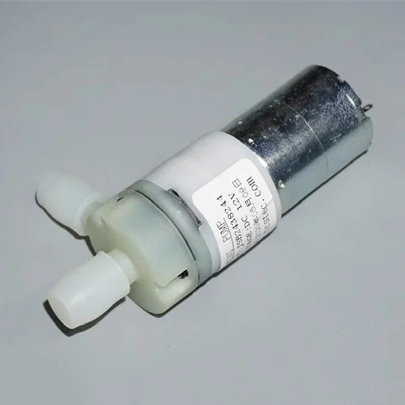 Фото Маленький водяной мини-насос TCS JSB2438 с двигателем 370, 12 В постоянного тока, микро 27 мм, диафрагменный самовсасывающий водяной насос «сделай сам», емкость диспенсера №2