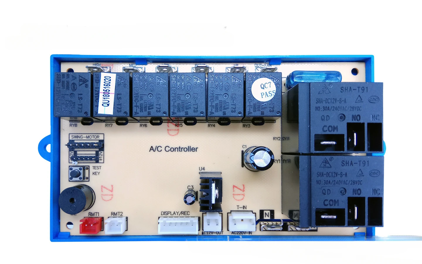 Английский QD61 панель управления кондиционированием шкафа стандартная печатная