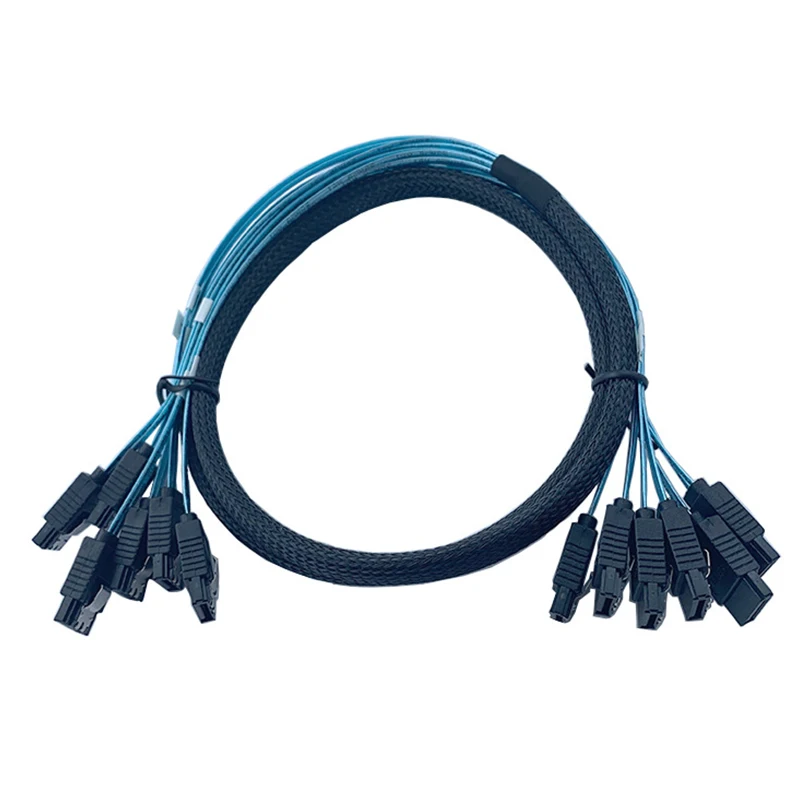 

0.5m/1m Splitter Cable 6 SATA III 6Gbps Cable 7Pin​ Female Data Cable For Server