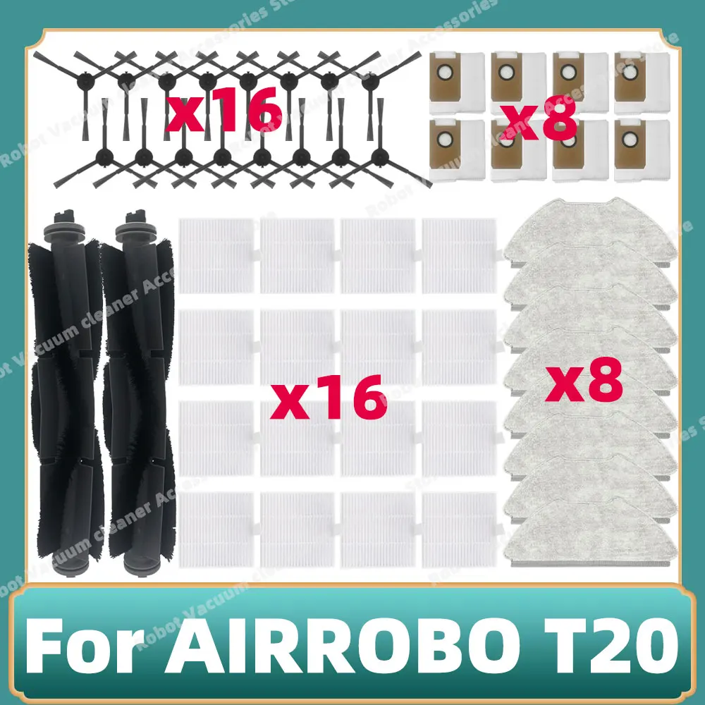 Запчасти для AIRROBO T20 основная боковая щетка фильтр НЕРА насадка на швабру