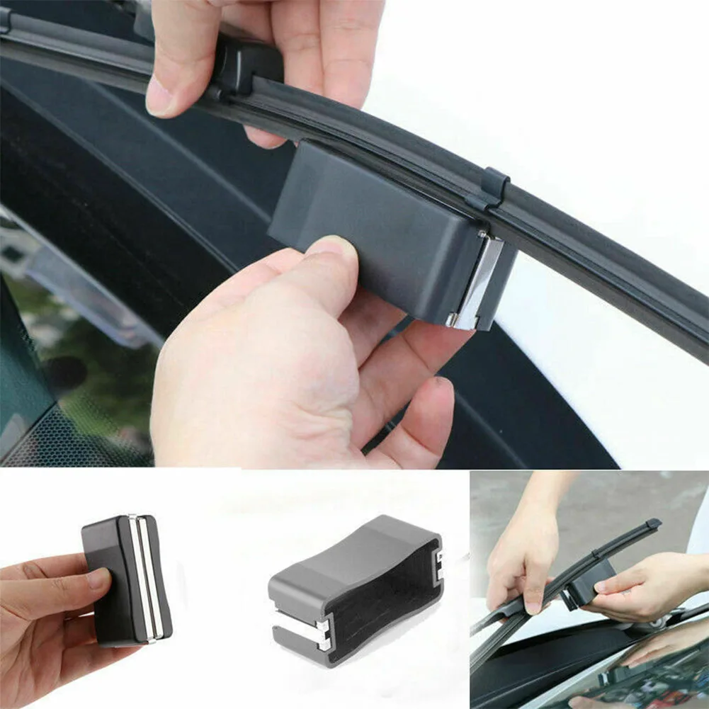 

Car Wiper Blade Repair Tool 1x 7x3x3cm Accessories Black+silver Restorer