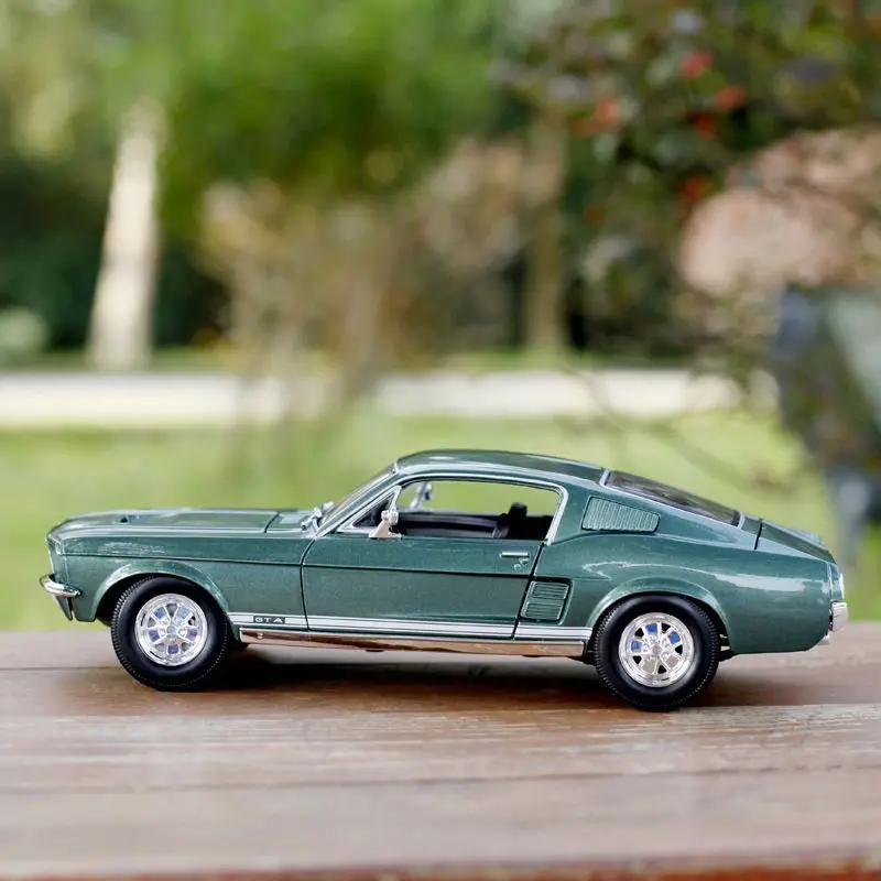Оригинальная Подлинная модель автомобиля Maisto 1/18 1967 Ford Mustang Gta Fastback Коллекционная