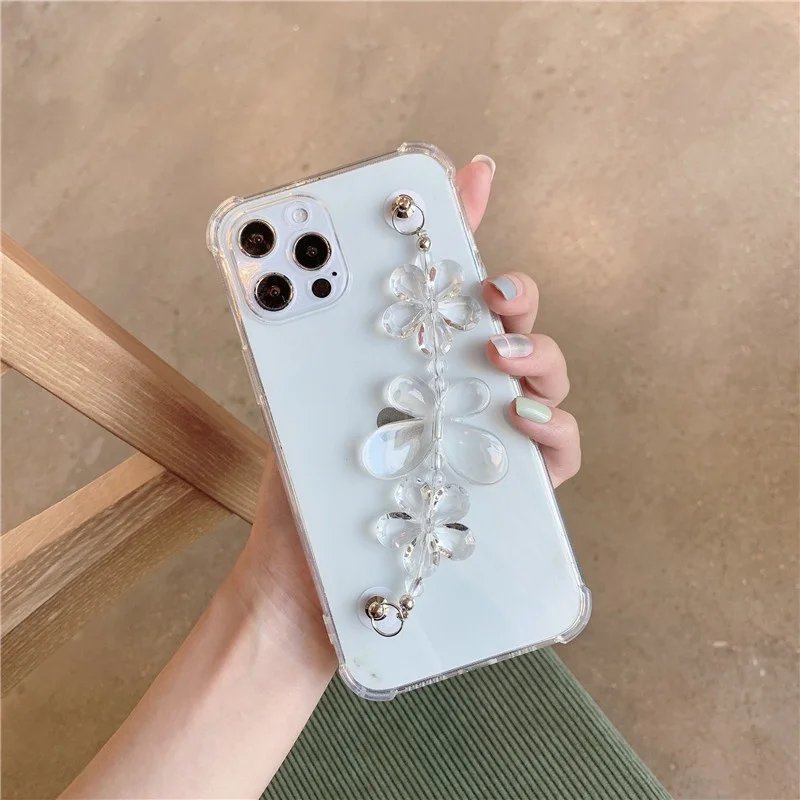 transparent bracelet soft case for moto g 5g plus pure fast for moto g stylus 5g play power 2021 2022 mobile phone cover free global shipping