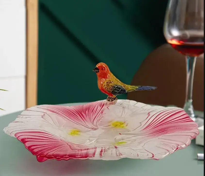 Тарелка с изображением волшебных фруктов для гостиной Настольная закуска