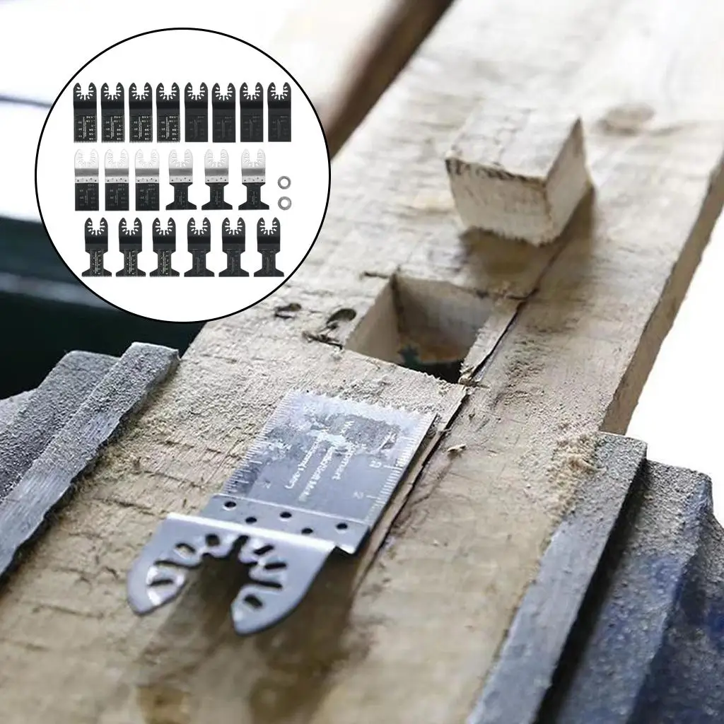 

20/Set Steel Oscillating Tool Saw Oscillating Blade for for Black and Decker for Hard Material