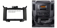 2 din audio frame radio fascia panel is suitable for sprintercrafter install facia console bezel adapter plate trim cover