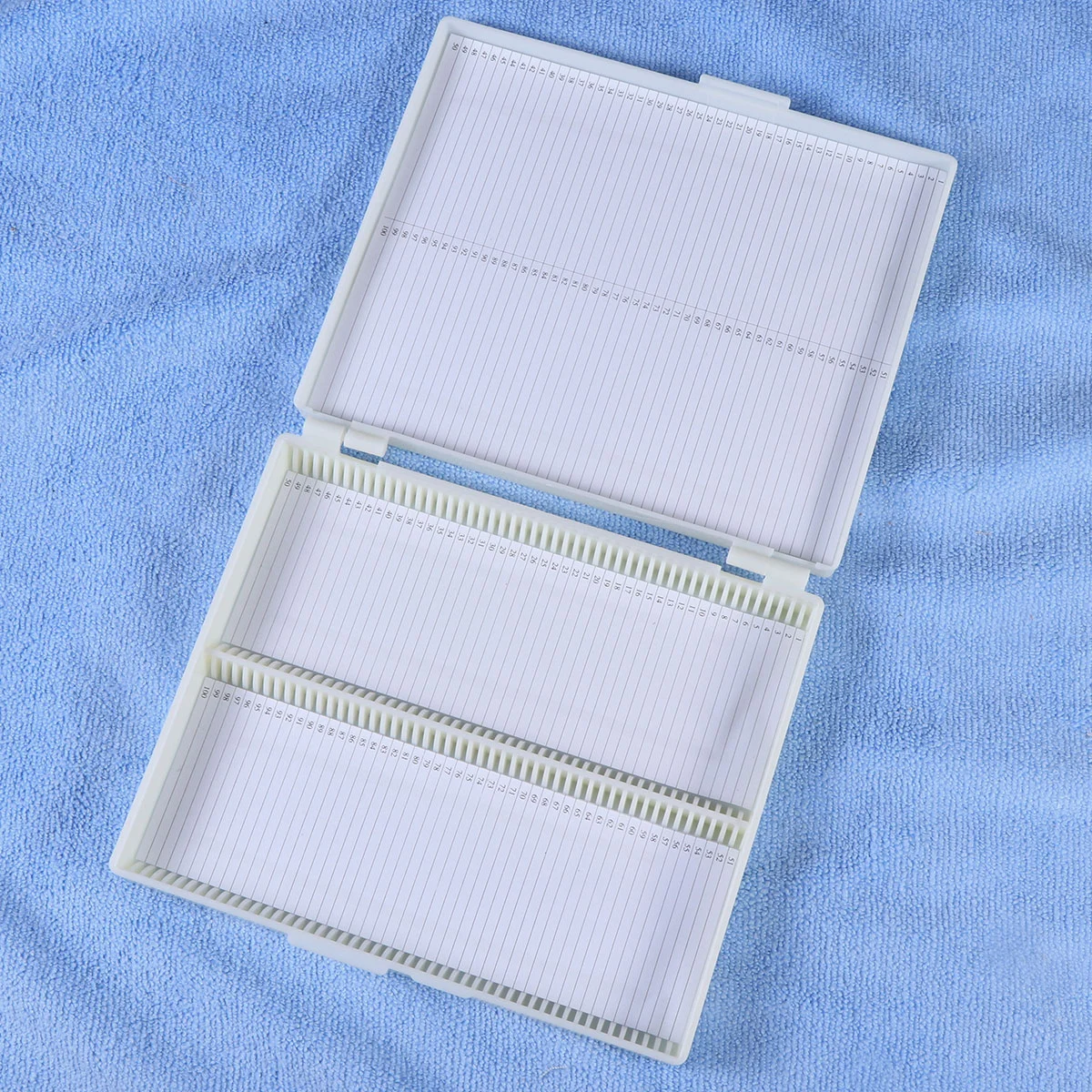 

1 Slide Box Storage Box Professional Slide Box 100 Grid Slide Storage Box for Slide Protection