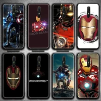 marvel iron man phone case for oppo a5 a9 2020 reno2 z renoace 3pro a73s a71 f11