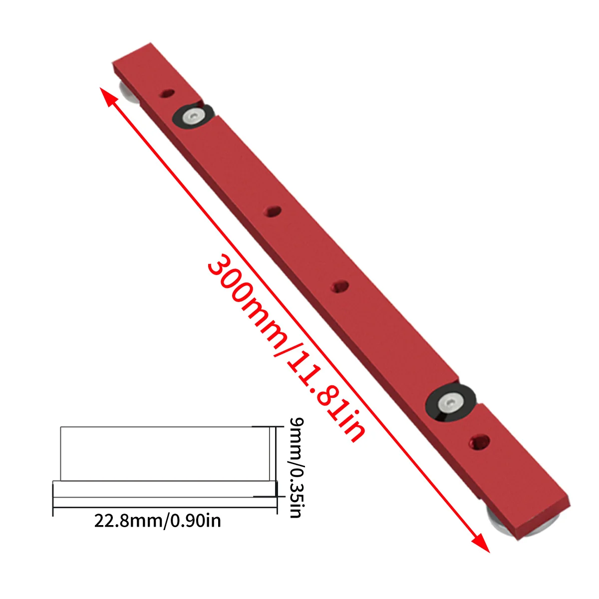 

FNICEL Профильная направляющая для деревообработки T30