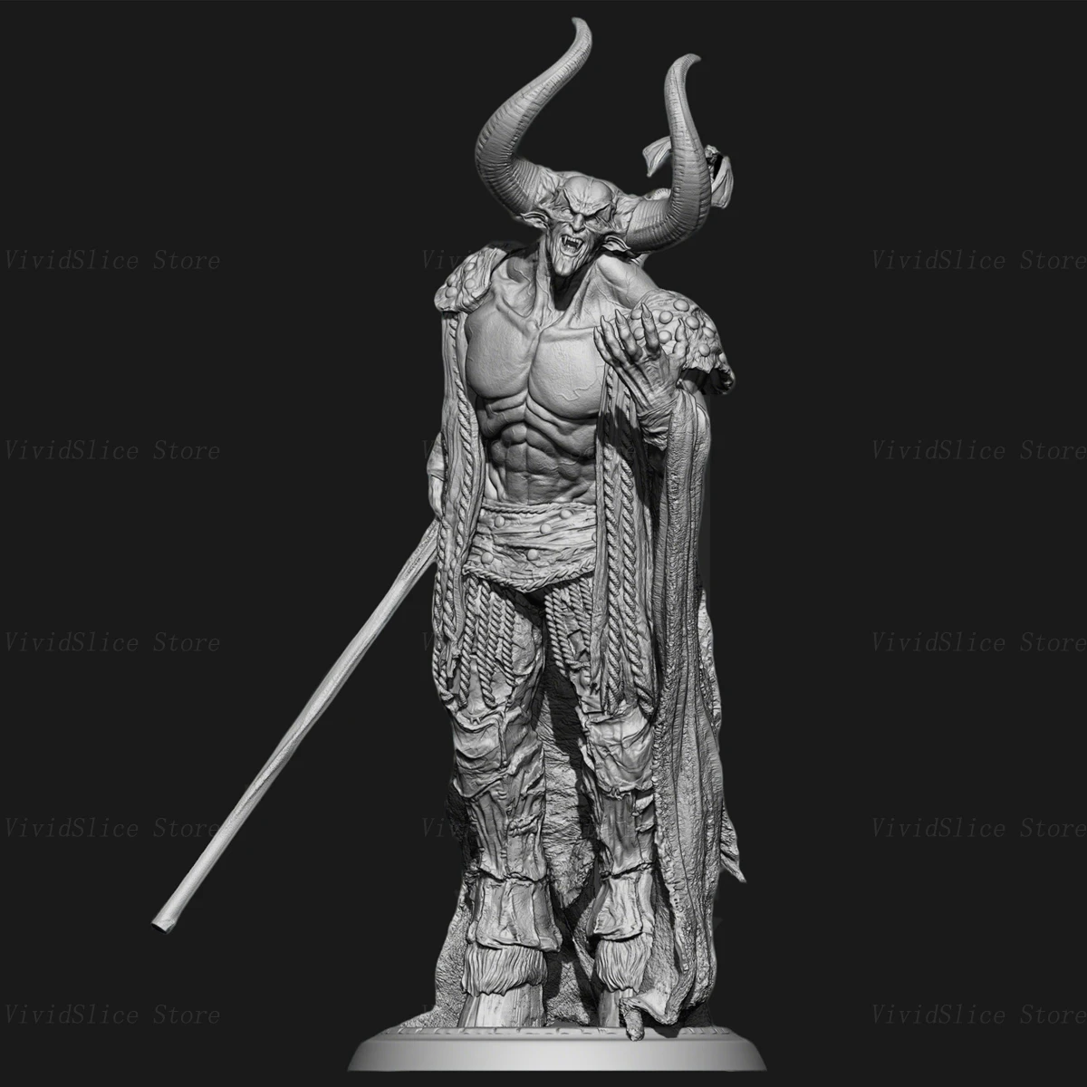 Фото 1/18 1/24 Darkness 3D Print Resin Model Garage Kit Unpainted High-Detail Miniature Figure №1