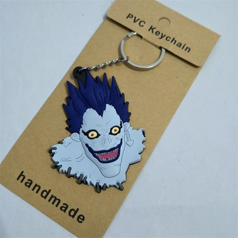 Anime Death Note L Lawliet Ryuk PVC Keychain Cosplay Accessories Cartoon Badge Pendant Gift images - 6