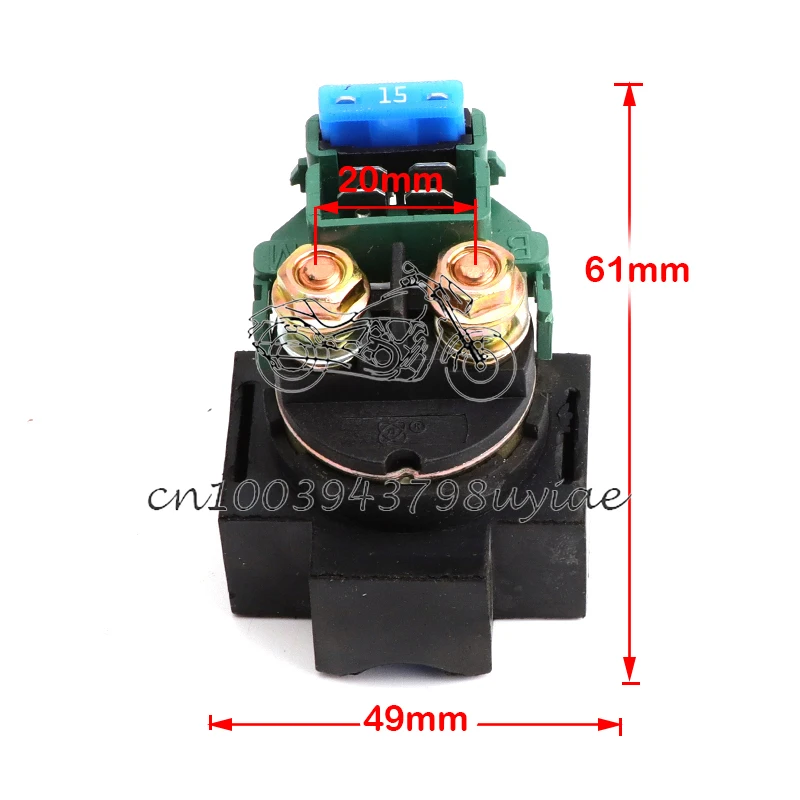 

12V Start Relay Solenoid for Motorcycle Scooter ATV Buggy Pit bike with GY6 250CC CF250 CH250 Engine Accessories