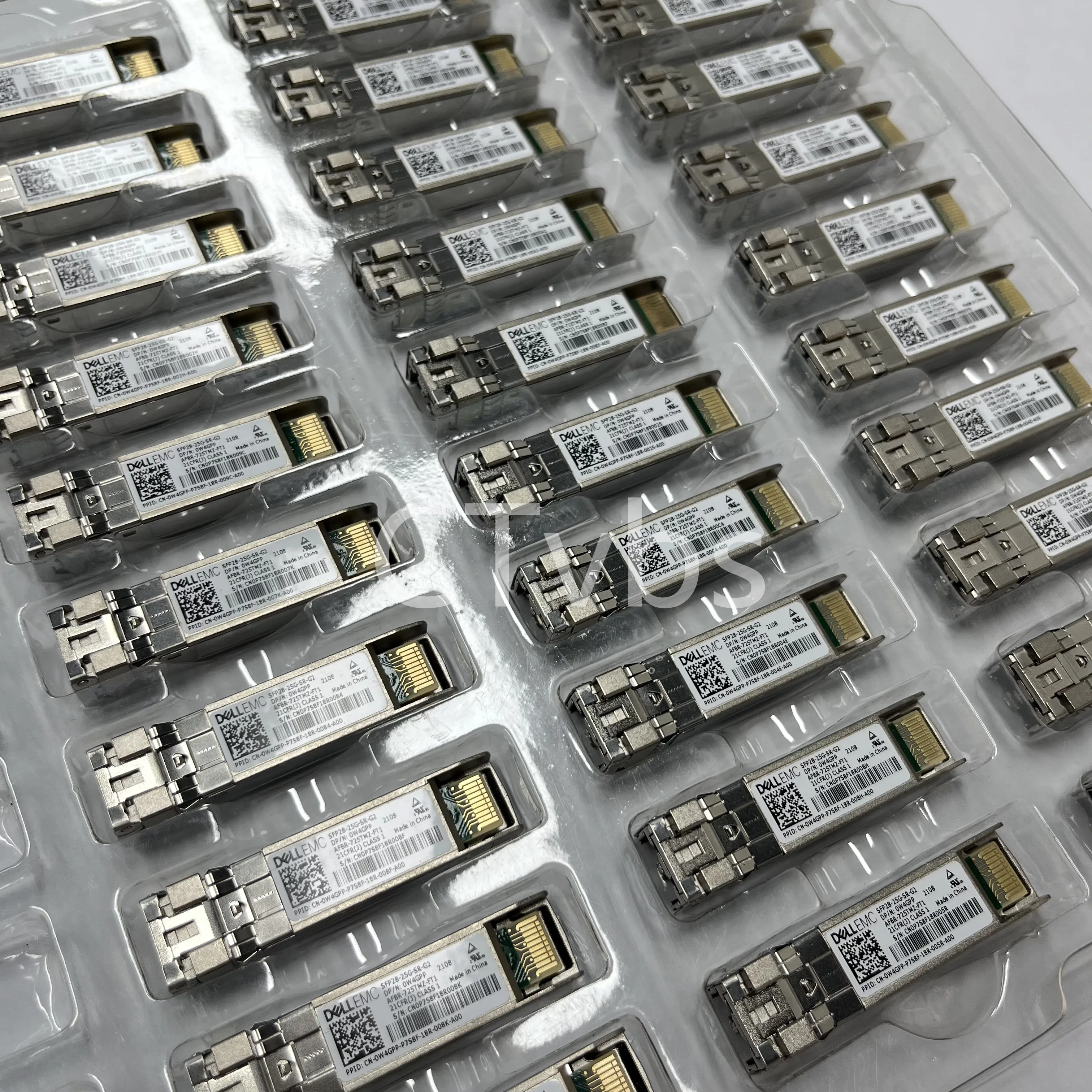 Dell EMC SFP28-25G-SR-G2 AFBR-725TMZ-FT1 W4GPP 25GBe 850nm 100m Mmf Duplex Lc Pluggable Transceiver *Free Shipping*