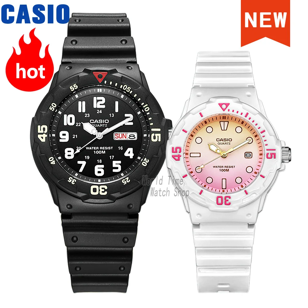 

Часы для пар Casio роскошный набор Кварцевые водонепроницаемые часы для мужчин и женщин подарок светящиеся часы