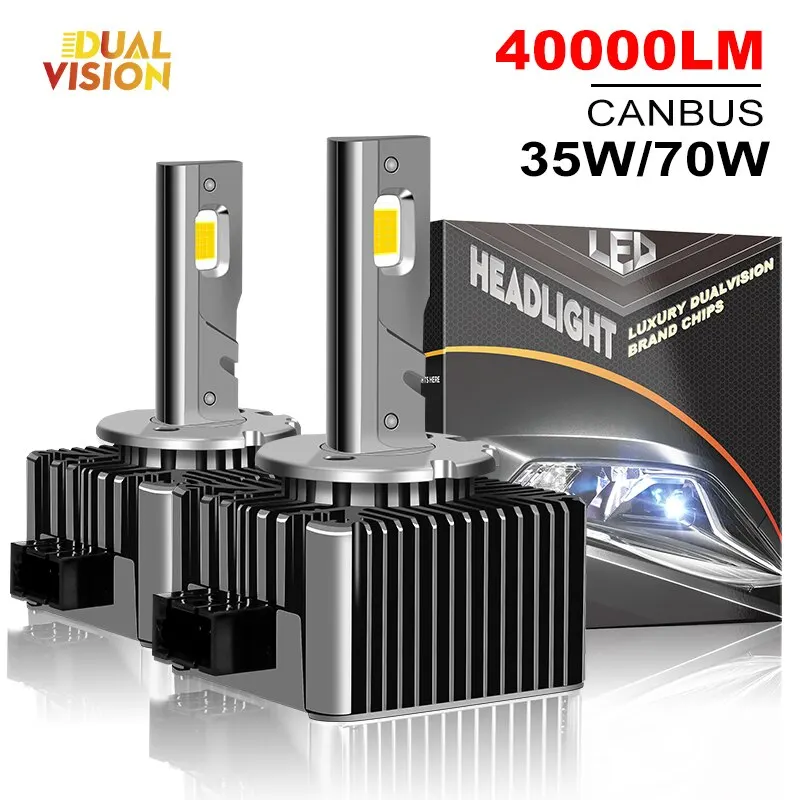 Bualvision D1S светодиодный фары HID D3S D2S D1R D2R D3R Turbo светодиодный 40000LM CSP Чип 6000K белый 70 Вт Plug and Play Bualvision D1S светодиодный фары HID D3S D2S D1R D2R D3R Turbo светодиодный 40000LM CSP Чип 6000K белый 70 Вт Plug and Play