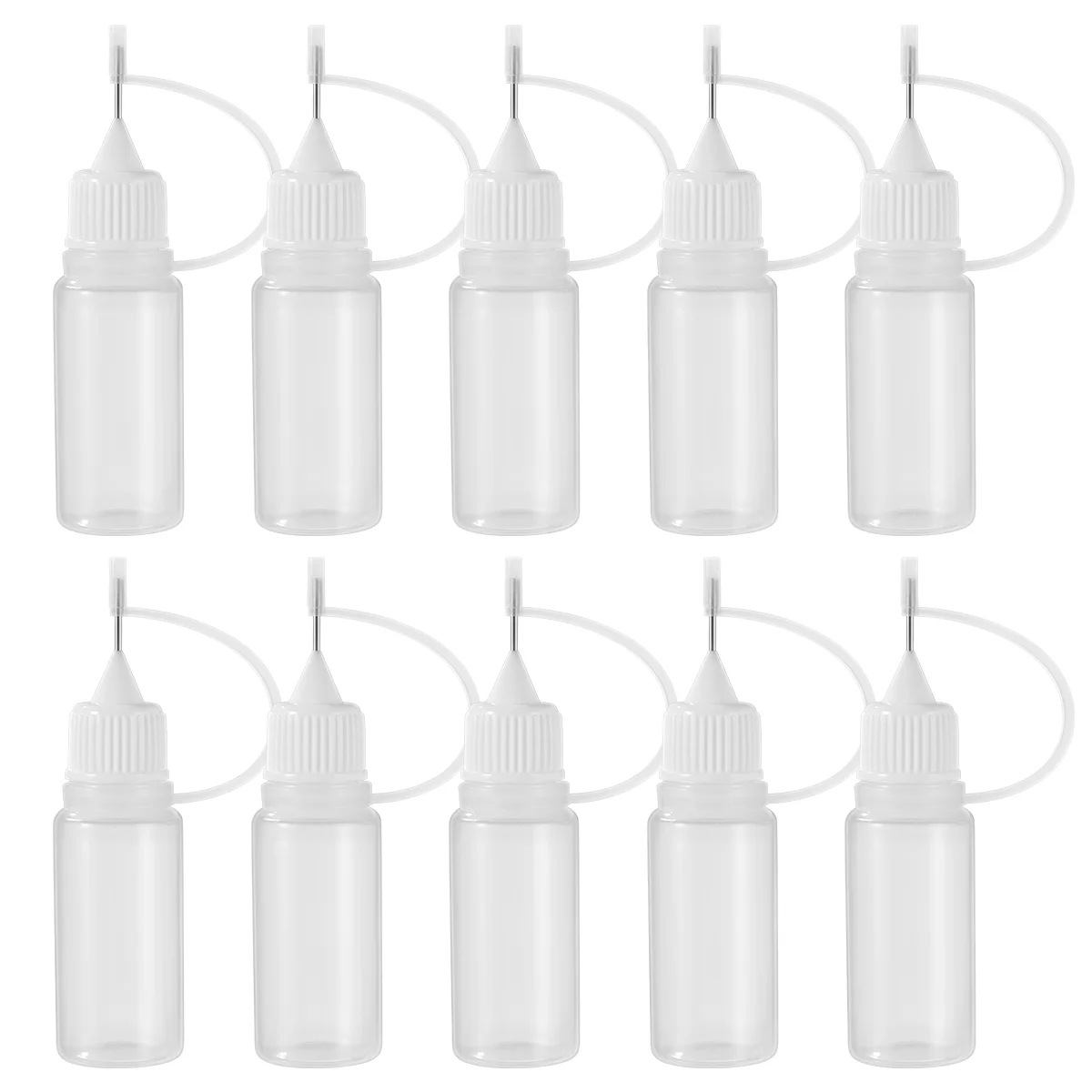 

10 Pcs Tip Squeeze Glue Bottles Tip Squeeze Bottle Glue Applicator Refillable Bottles Oiler Bottles