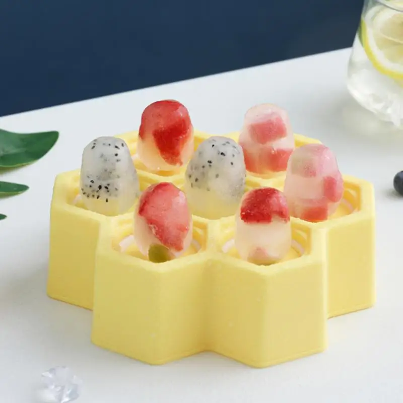 

Ice Cream Tools Ub-format Popsicle Box Modern Simplicity Household Ice Cream Popsicle Lattice Pp Tpr Creative Honeycomb Ice Mold