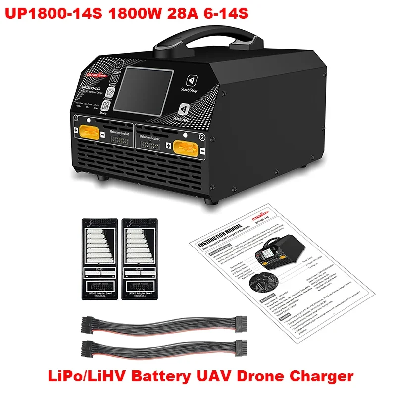 Ultra Power UP1800-14S 1800 Вт переменного тока 110 В-220 В 28A 6-14S LiPo/LiHV сельскохозяйственное