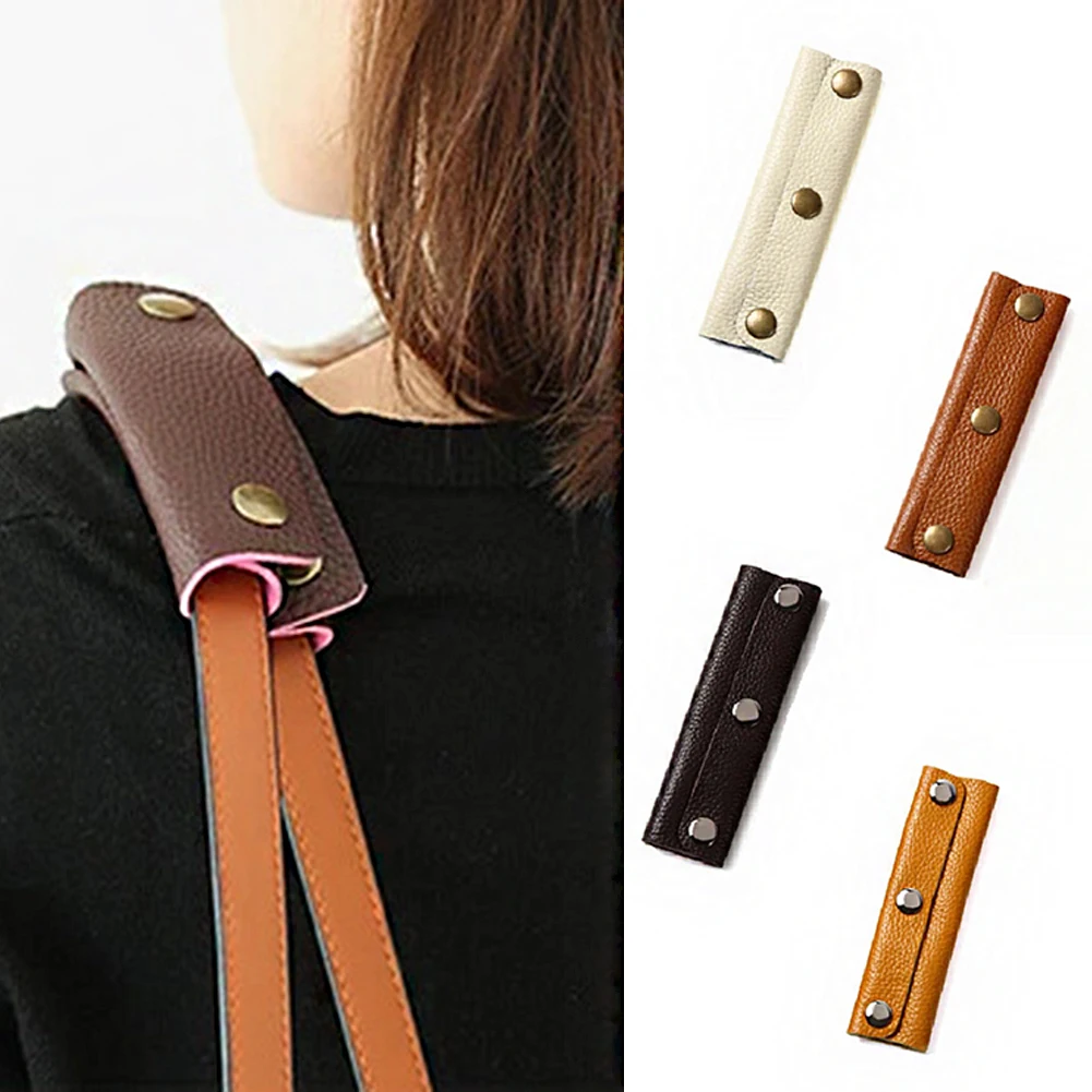 

1PC PU Leather Anti-strap Soft Suitcase Grip Protective Bag Handle Anti-stroke Stroller Shoulder Strap Pad Cover Bag Accessories