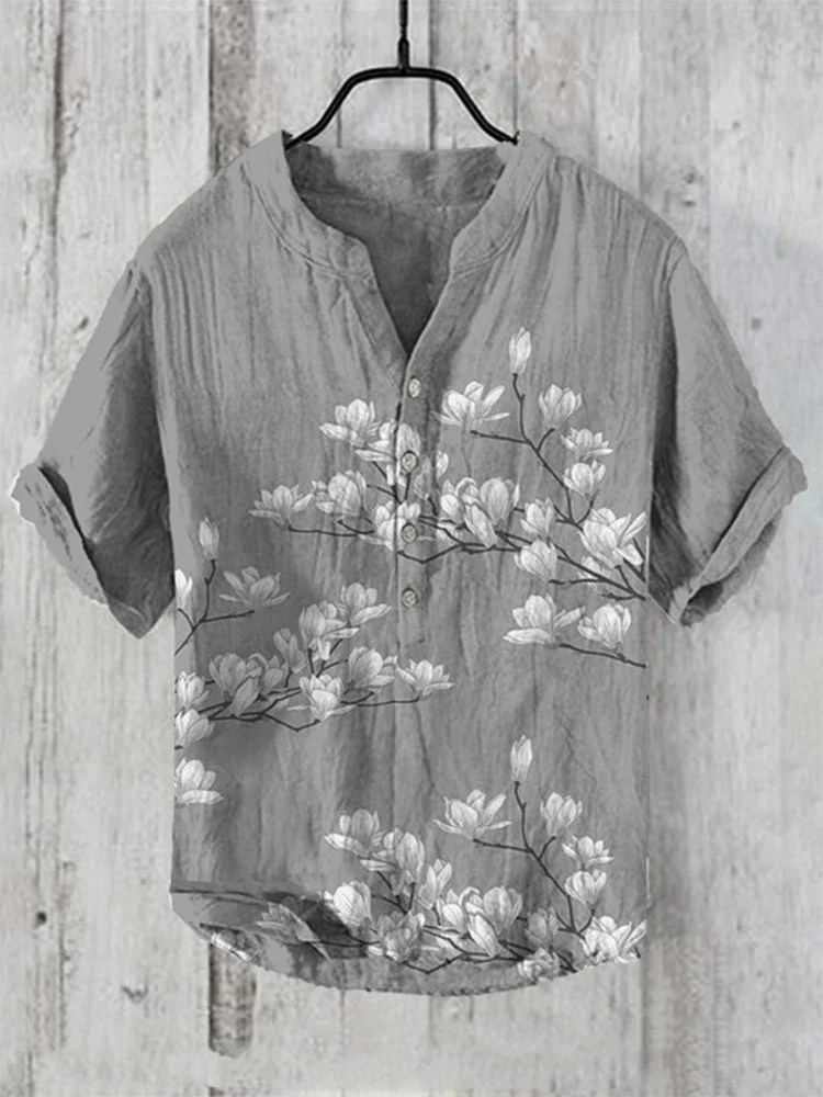 Новинка рубашка pines and Cypress с коротким рукавом 3D Ретро Художественный иллюстратор