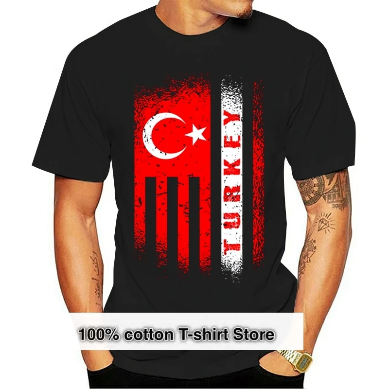 

Customize turkey flag gift istanbul izmir t shirt Kawaii clothing men's tshirt Anti-Wrinkle 100% cotton Euro Size S-5xl