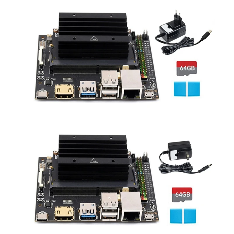 

For Jetson Nano 4GB+16G Lite DEV AI Development Board With Jetsonnano Module+64G SD Card+Card Reader+5V 3A Power