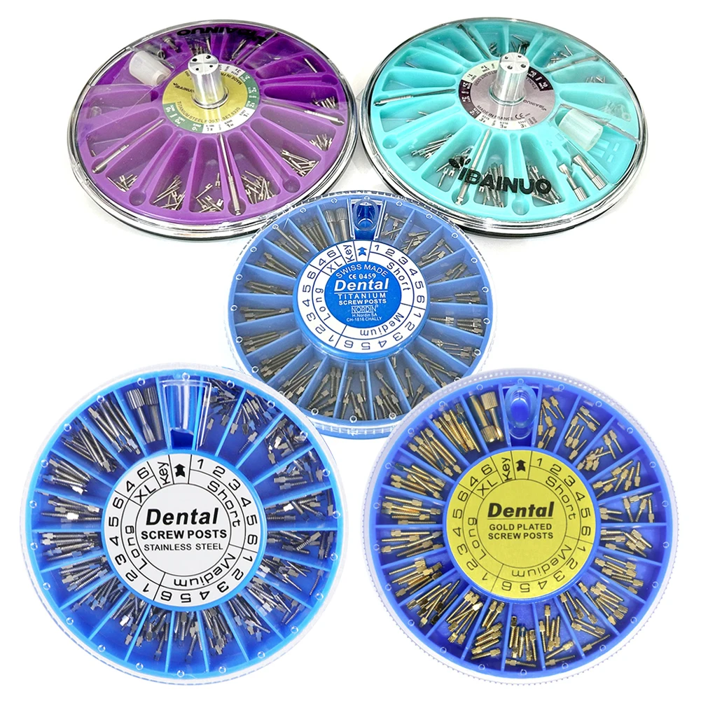 120 шт. стоматологические винтовые штифты зубы восстанавливающее кварцевое стекло с полимерным сердечником титановый корневой канал из нержавеющей стали Европейский столб